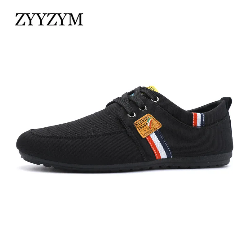 Summer Breathable Canvas Shoes Men Trend Low Top Versatile Casual Shoes