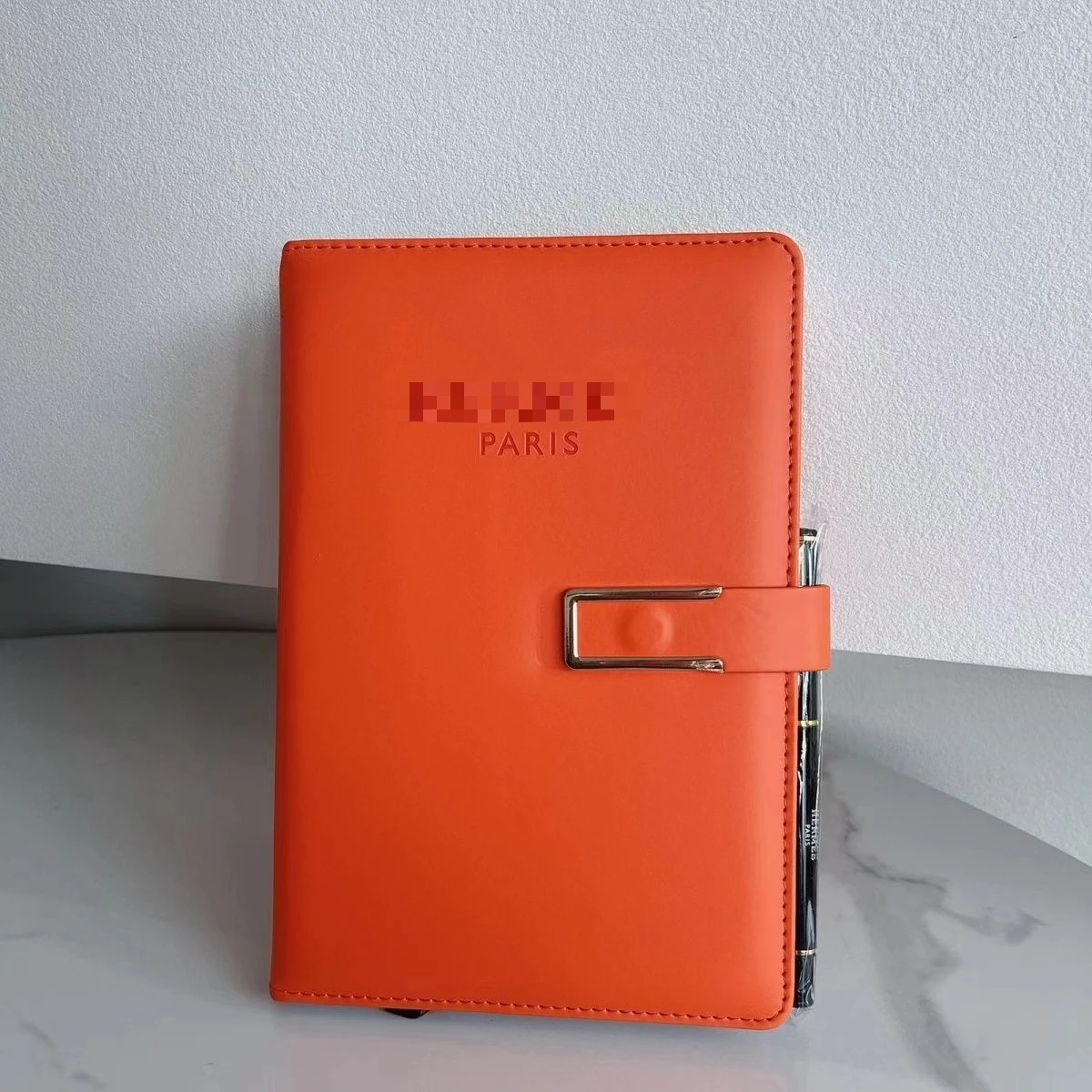 

2024 H style exclusive orange Teachers' Day gift office notebook new set notebook plus neutral pen travel notebook student