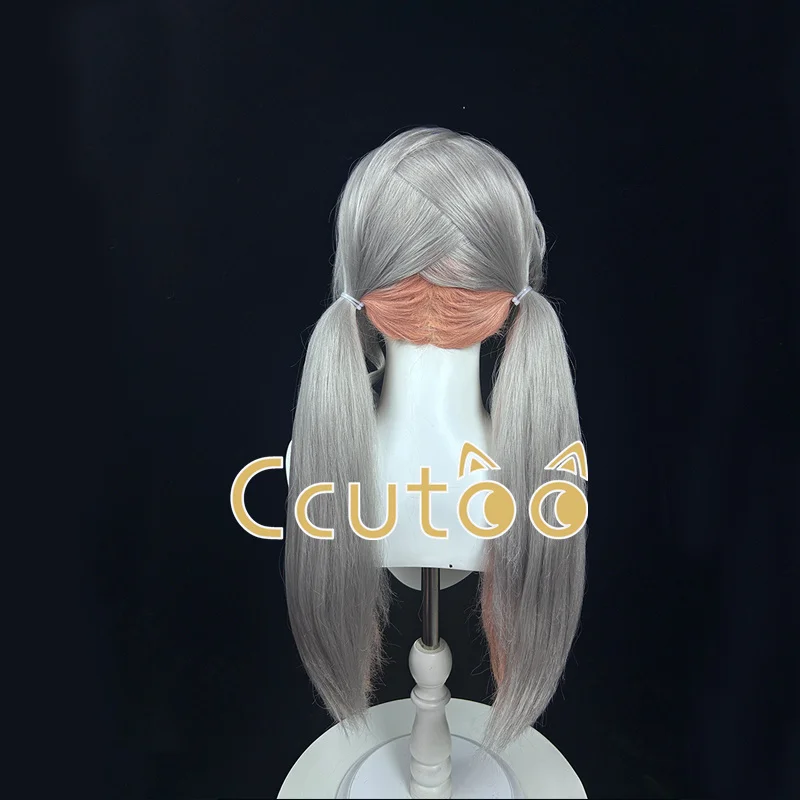 Peruka Judy Hopps Policjantka Antropomorficzna Anime Różowo-Szara Cosplay Halloween Karnawał Przebranie Kostium do Odgrywania Ról