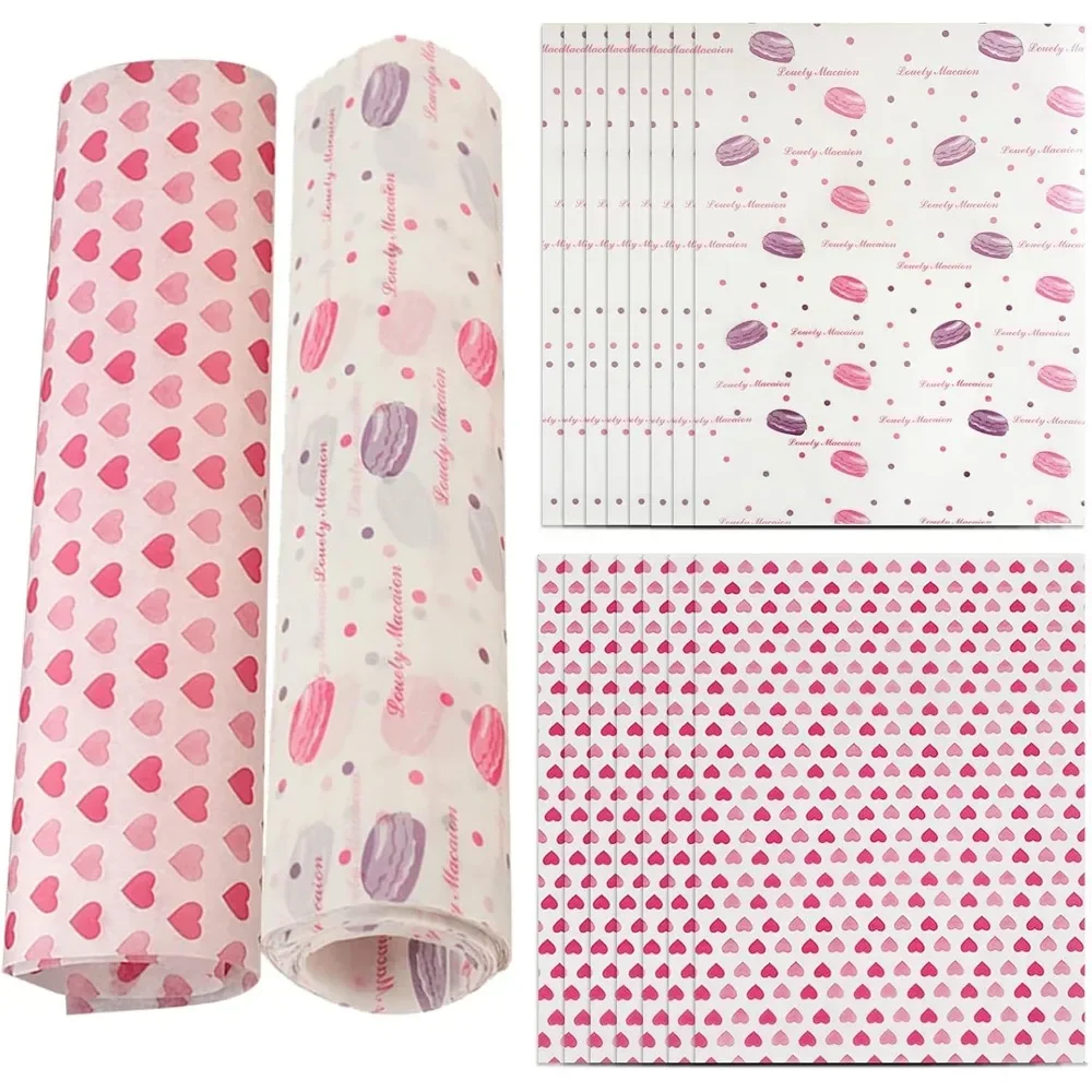 10 pièces emballages de graisse de qualité alimentaire sans huile friteuse à Air cuisson cire papier emballage pour pain bonbons gâteau Burger frites outils de papier huilé