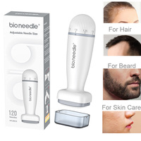 Hair Derma Stamp Bio Needle 120 Microneedle for Beard Hair Growth Skin Care Essence Hair Regrowth Absorption