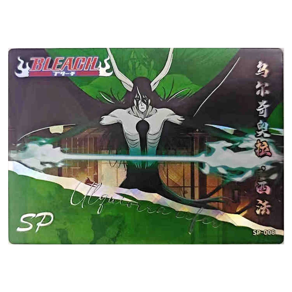 BLEACH SP Ishida Uryuu Szayel Aporro Granz Zangetsu Kurosaki Ichigo Rifrazione glitter abbronzante carta da collezione regali di festa