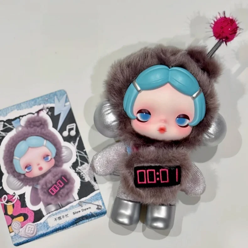 Original POP MART SKULLPANDA Off Mode Serie Blind Box Niedliche Flauschige Puppe Anhänger Schlüsselanhänger Taschenanhänger Ita Bag Sammlerstück Spielzeug Geschenk – Detail 7