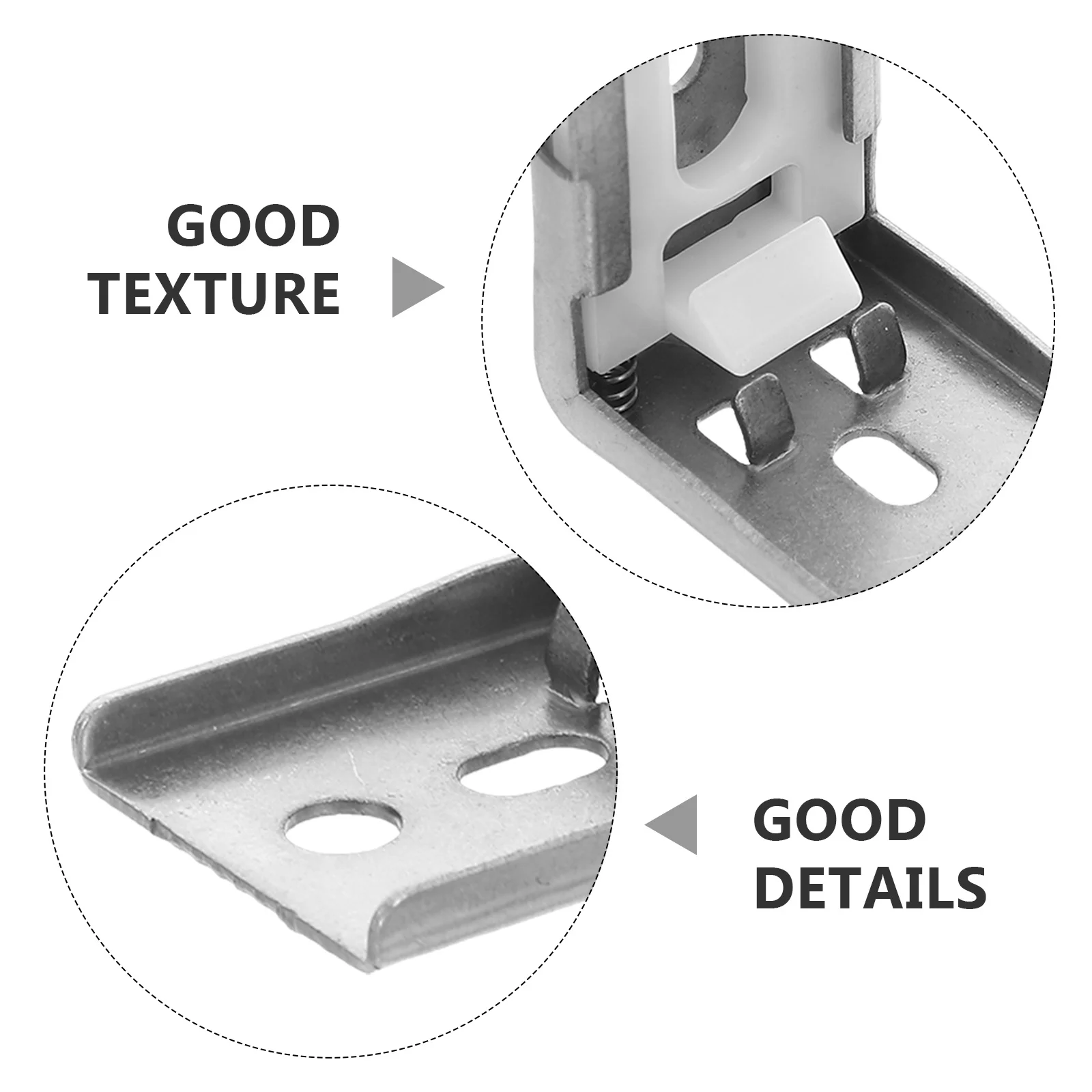 20Pcs Blind Mounting Brackets Mini Metal Window Shade Clips Vertical Blind Repair Tabs Replacement Accessories DIY Installation