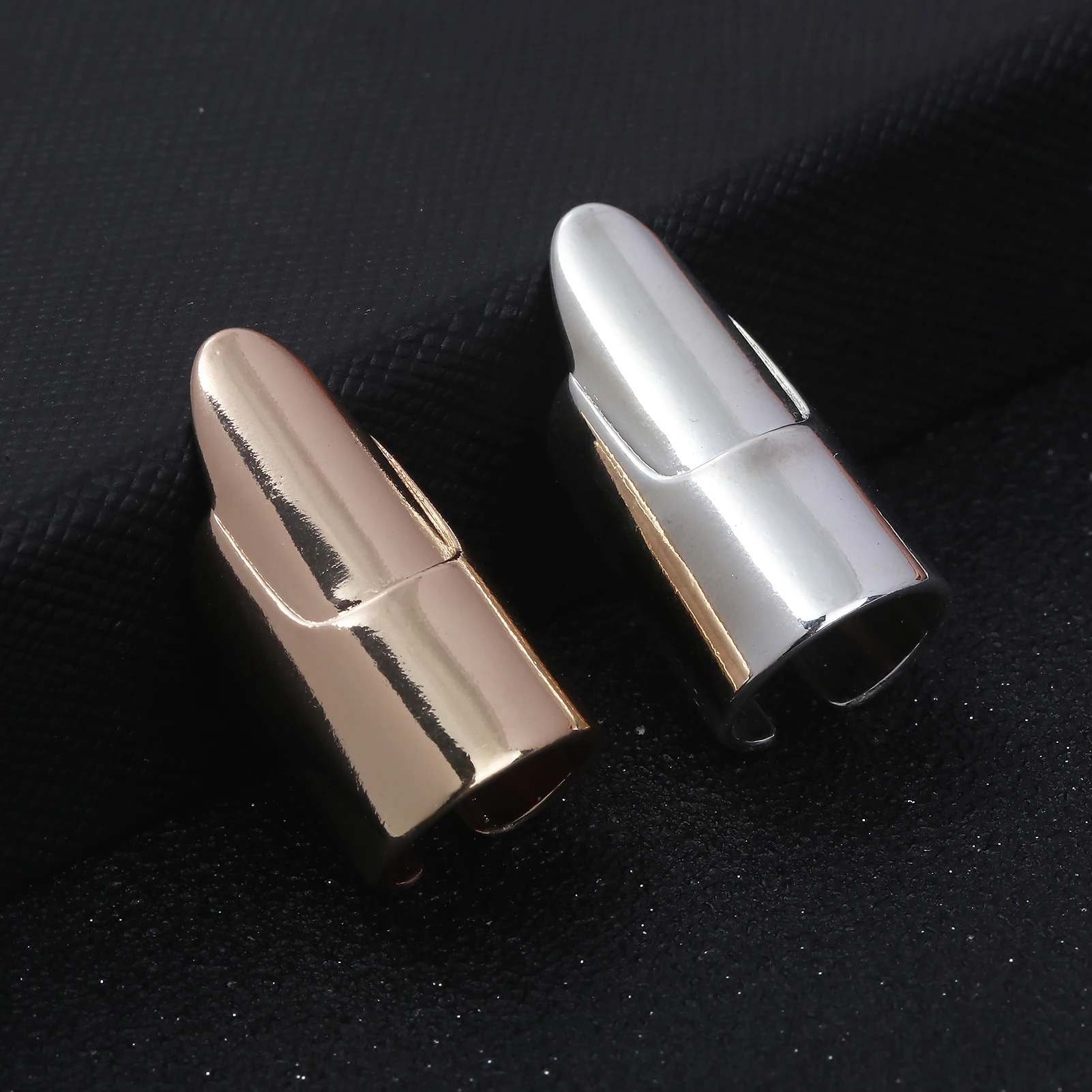 4PCS Metal Nail Cover Ring Pharaoh ins Wear Armor Hip-Hop Armor Cover Art Ring Protective Cover Ladies Open Punk Ring Gift