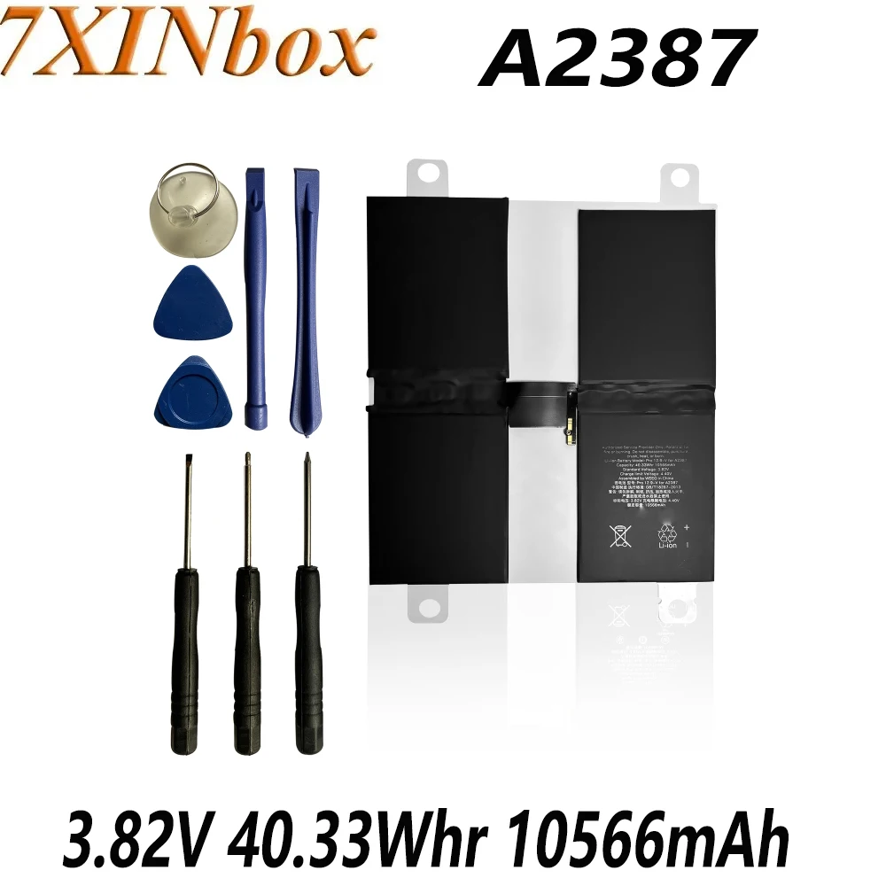 

7XINbox A2387 3.82V 40.33Whr 10566mAh Tablet Battery For APPLE iPad Pro 12.9" 2021 (5th Gen) / 2022 (6th Gen) A2378 A2379 A2461