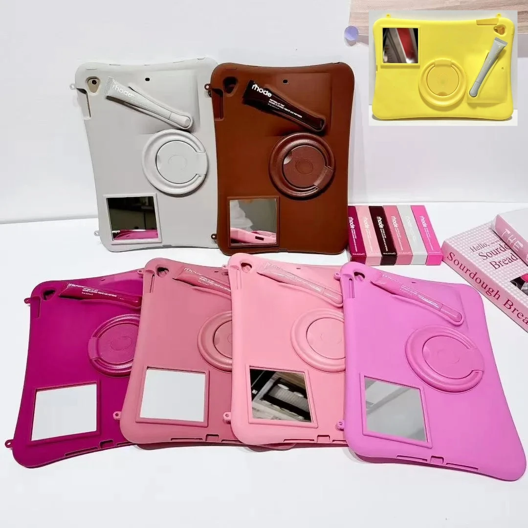 

Противоударный защитный чехол с подставкой для планшета для iPad A16 11th 10th Air 4 5 Mini 6 7 Pro 11 10.2 Rhode Lipstick Силиконовый мягкий чехол