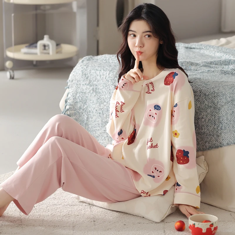 

Комплекты пижамных брюк для женщин: полиэстер, эластичные, с капюшоном, длинными рукавами, укороченные брюки, осенне-зимняя домашняя одежда, теплые, с принтом «Звездная ночь»