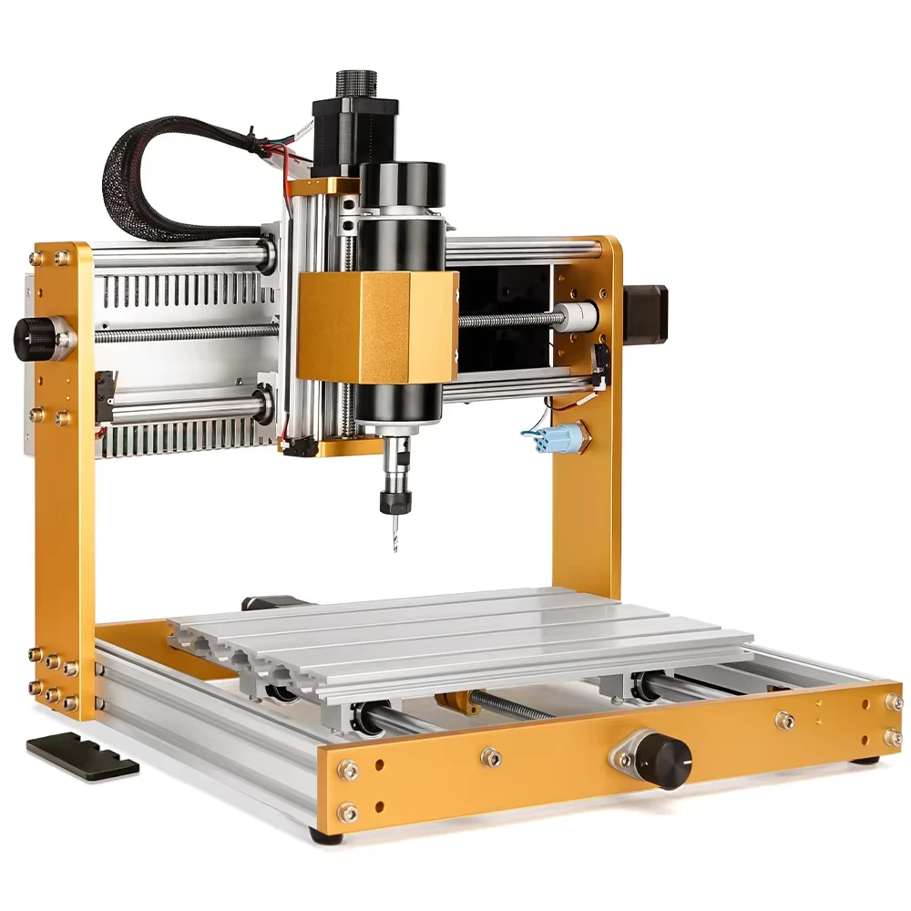 Maszyna grawerująca CNC 3018plus, mała numeryczna maszyna do znakowania laserowego, wrzeciono 500W, wysokiej mocy, biurkowa maszyna do cięcia.