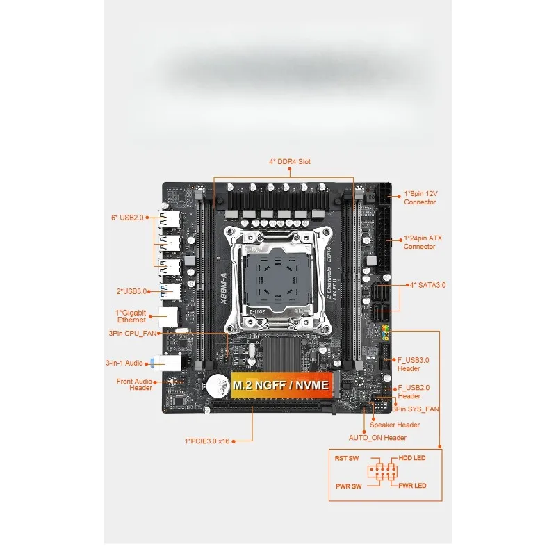 RAM Server ECC REG DDR4 Ram Memory 4GB 8GB 16GB 32GB 2133MHz 2400MHz Memory Support X99 Motherboard