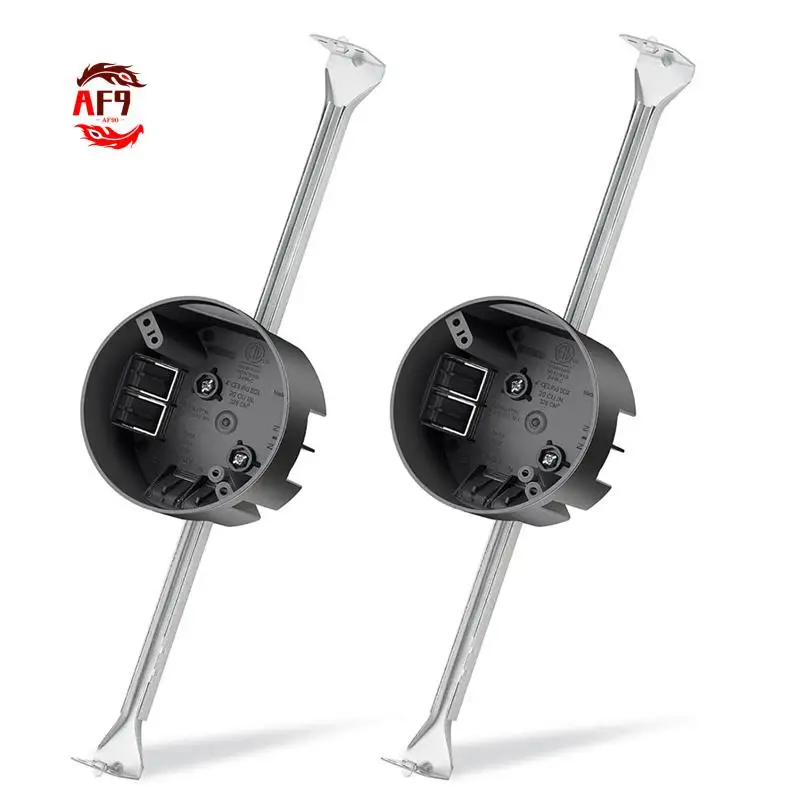 

AF90-2 Pcs Ceiling Fan Brace Electrical Box 14.25 To 22.5 Inch Adjustable Electrical Box And Support Bar Fan Bracket