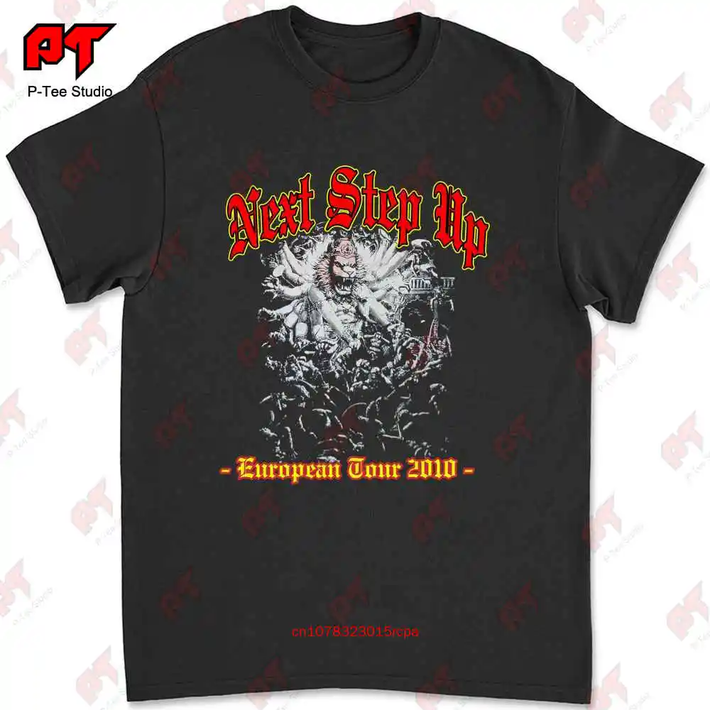 Next Step Up Europe Tour Hardcore Punk Metal Concert Tour T-shirt IWL6