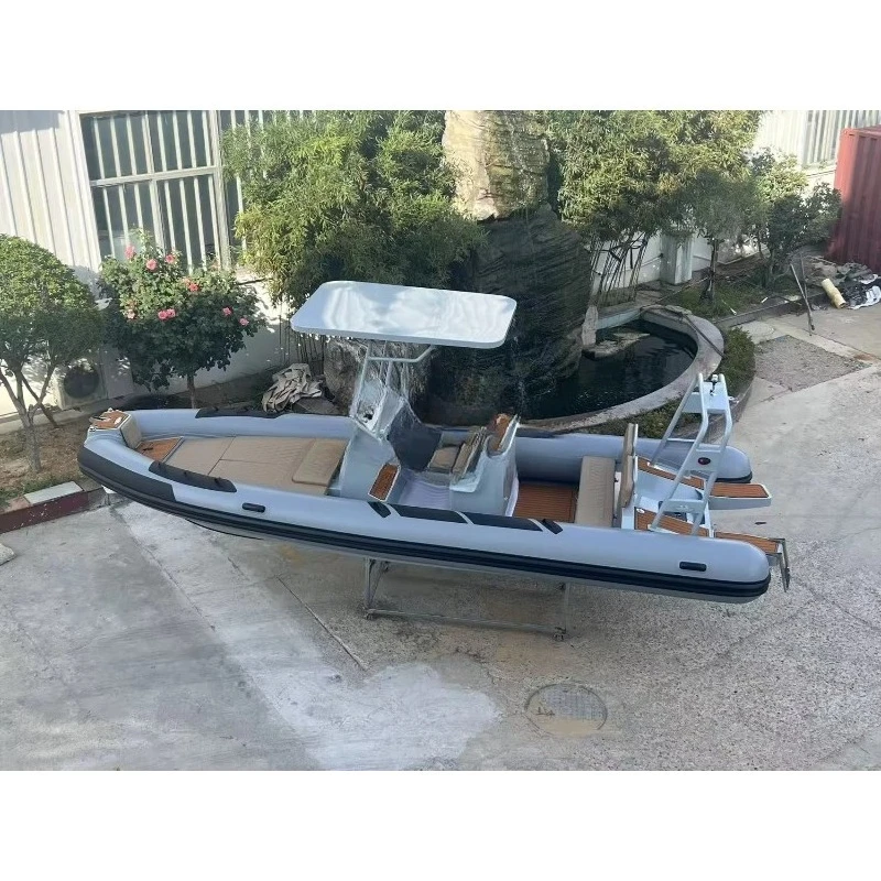 6m PA650 21FT Inflatable Fishing Rescue Boat with Cabin