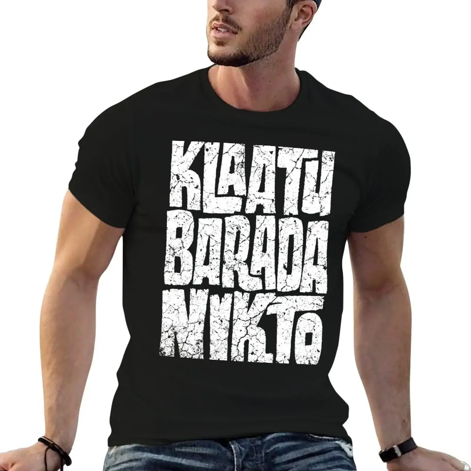 KLAATU BARADA NIKTO T-Shirt graphic tee shirt shirts graphic tees for a boy cute tops Men's clothing