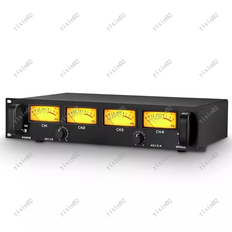 Hi-Fi Audio VU Meter Header DB Level Indicator with Warm Backlight for Amplifier