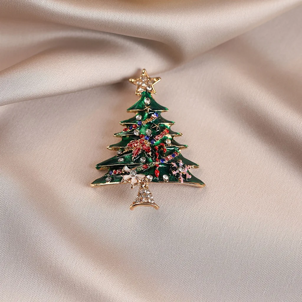Alloy Pin Firm Enamel Brooch Fashion Brooch Fashion Rhinestone Brooch For Suits Scarves Daily Outings