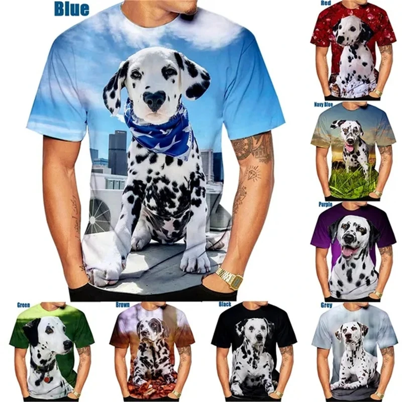 Beautiful Dalmatians 3D Printed T-Shirt Dalmatians Fashion Men Women's Personality Hip Hop Casual T Shirt Male Streetwear Tops