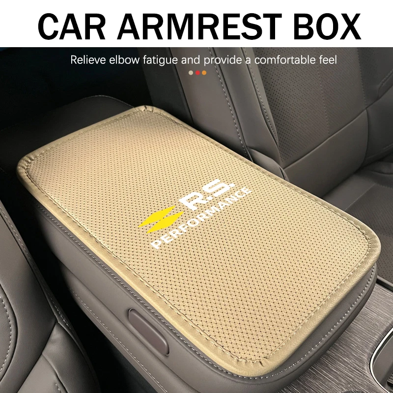 Car Center Console Armrest Storage Box Lid Cover Accessories For Renault Clio Arkana Captur Twingo Talisman RS Logan Duster