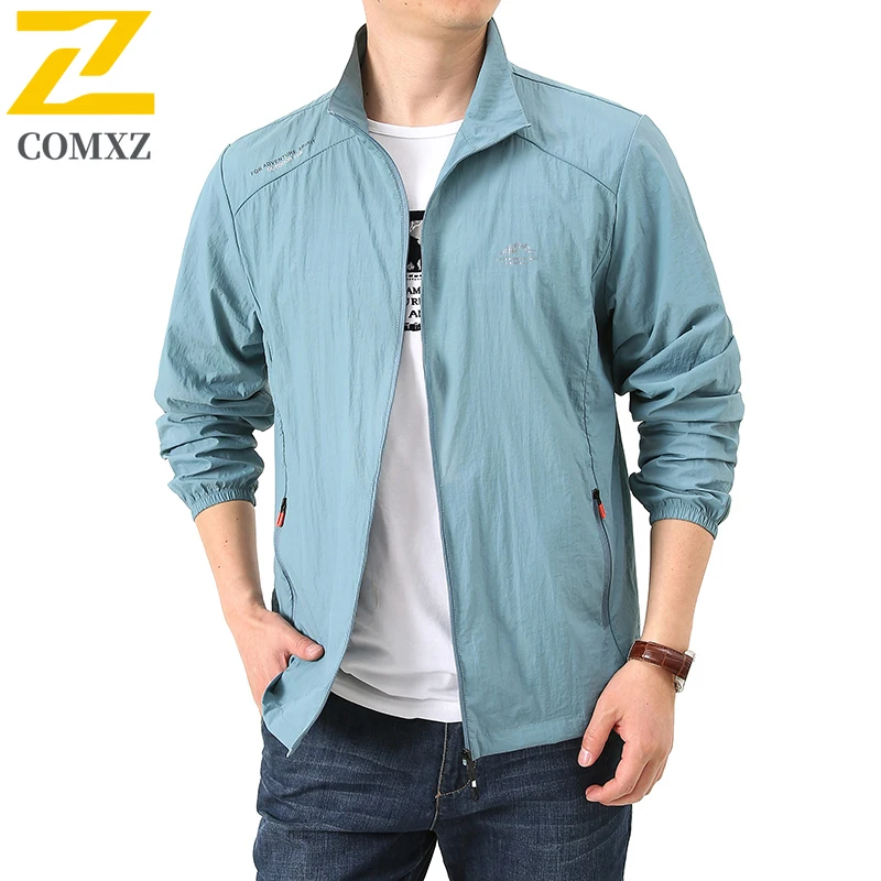 ايه او قميص حماية من الشمس للرجال بعامل حماية من أشعة الشمس 50+ - سترة صيد خفيفة الوزن ومسامية، سترة بغطاء للرأس مقاومة للأشعة فوق البنفسجية للمشي لمسافات طويلة والتخييم في الهواء الطلق #3