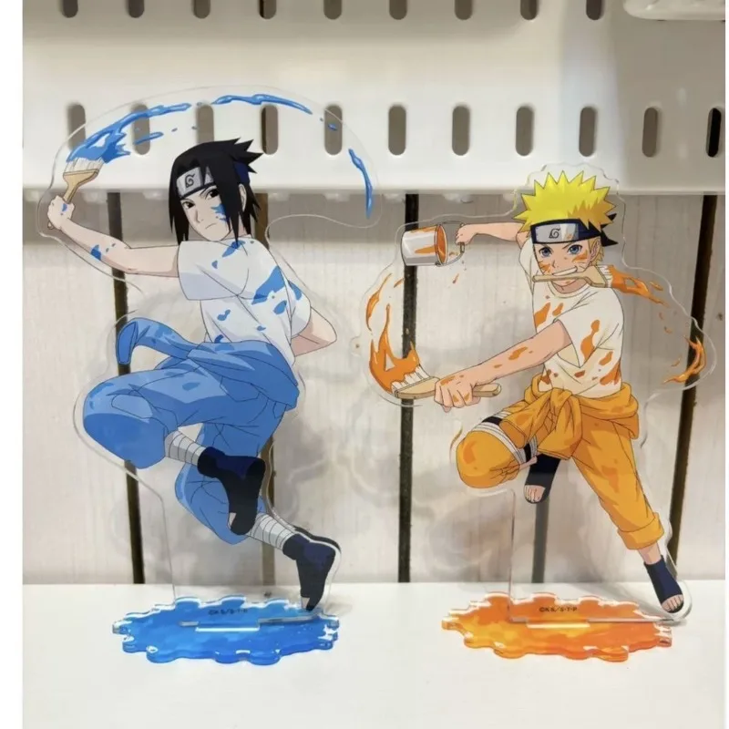 

Naruto Acrylic Uchiha Sasuke Ornament Anime Action Figure Car Desktop Decoration Model Toy Birthday Christmas Naruto Fans Gifts