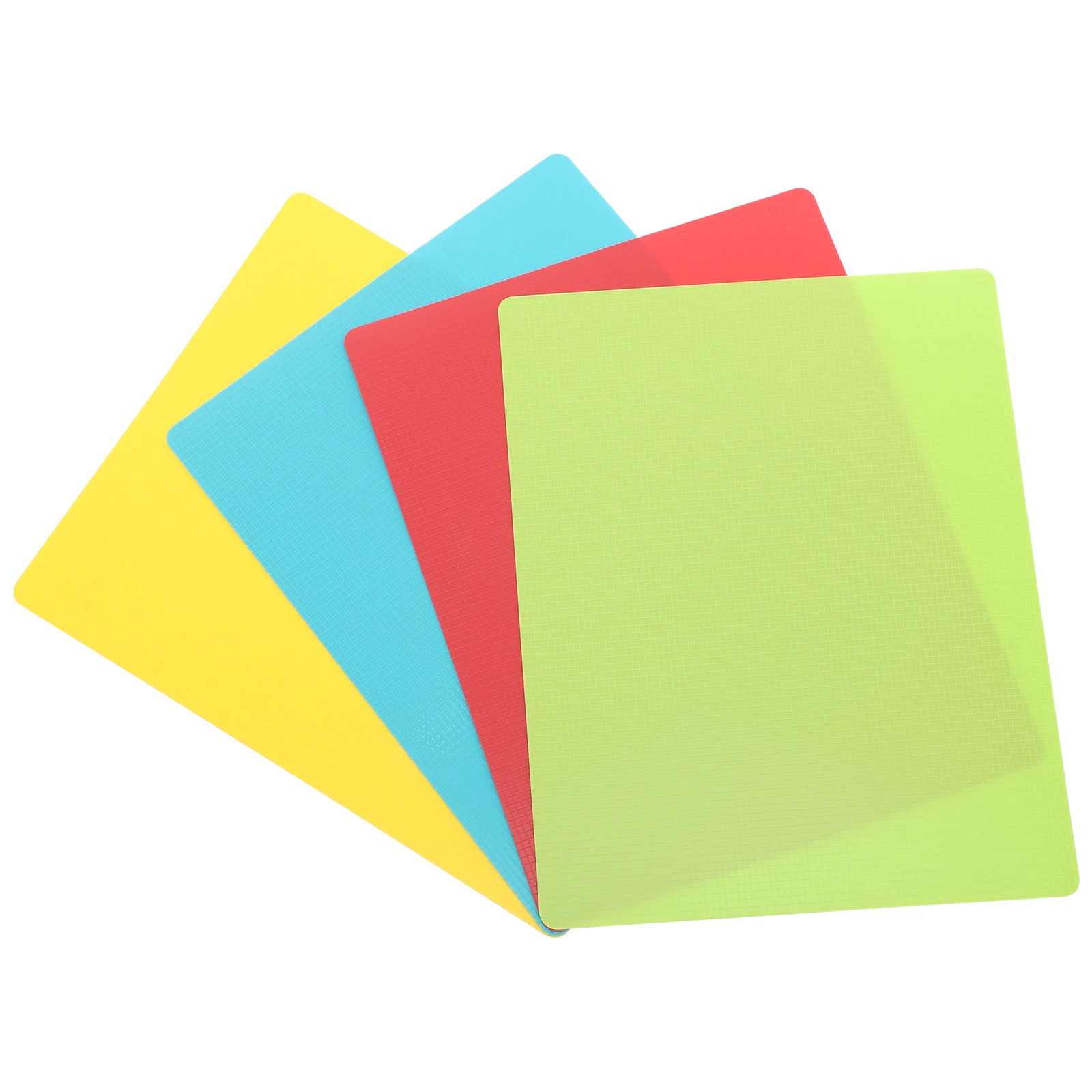 

4 Pcs Anti skid Cutting Boards Chopping Small Fruits Mat Baby PP Material Non slip Vegetable Meat Fruit for Home