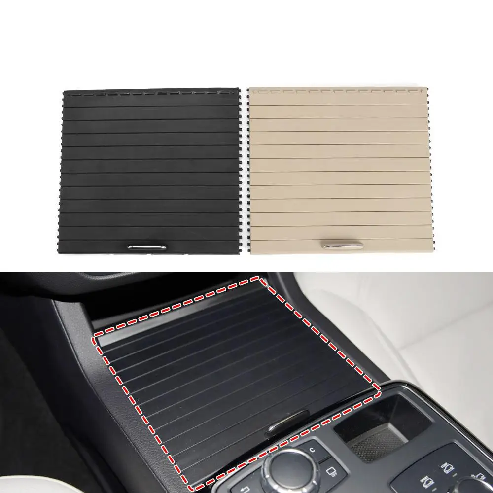 New Car Inner Indoor Centre Console Roller Blind Cover For Mercedes Benz ML-Calss W166 GL-Class X166 GLE W292 Cup Holder Plate