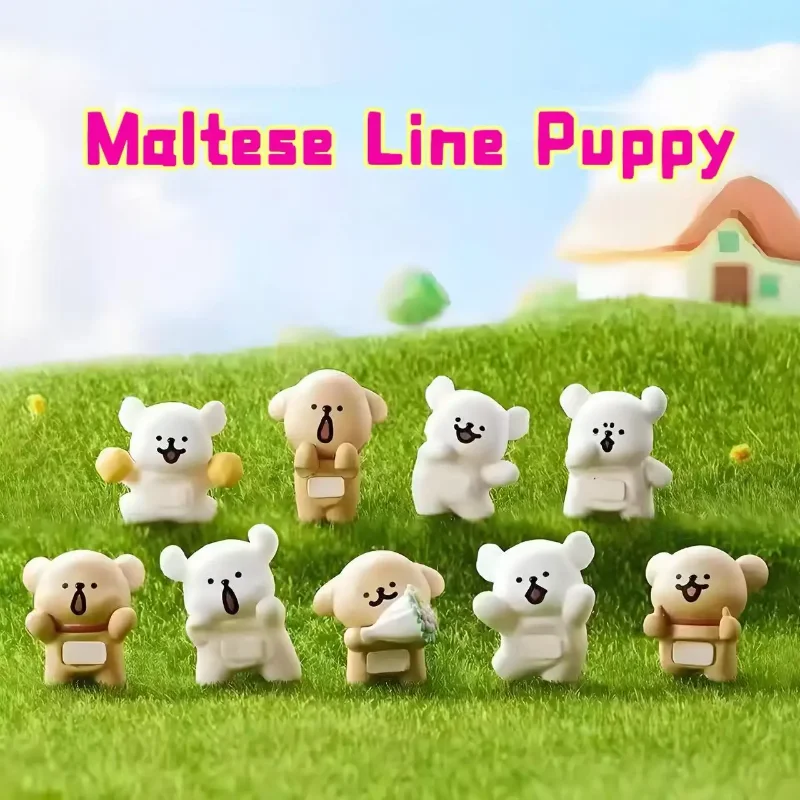 جديد المالطية خط جرو سيارة الروائح صندوق أعمى اللعب عمل الشكل العصرية لعبة المفاتيح دمية للحقائب مفاجأة هدية عيد ميلاد