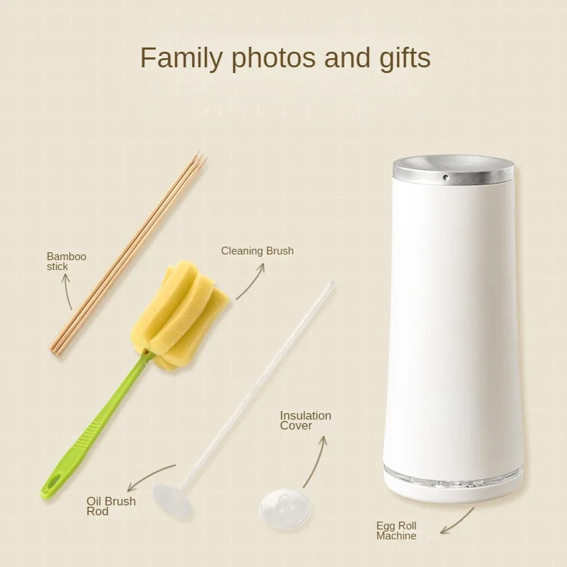 미니 에그 소시지 메이커, 자동 에그 롤 메이커, 가정용 아침 식사 또는 간식, 220V