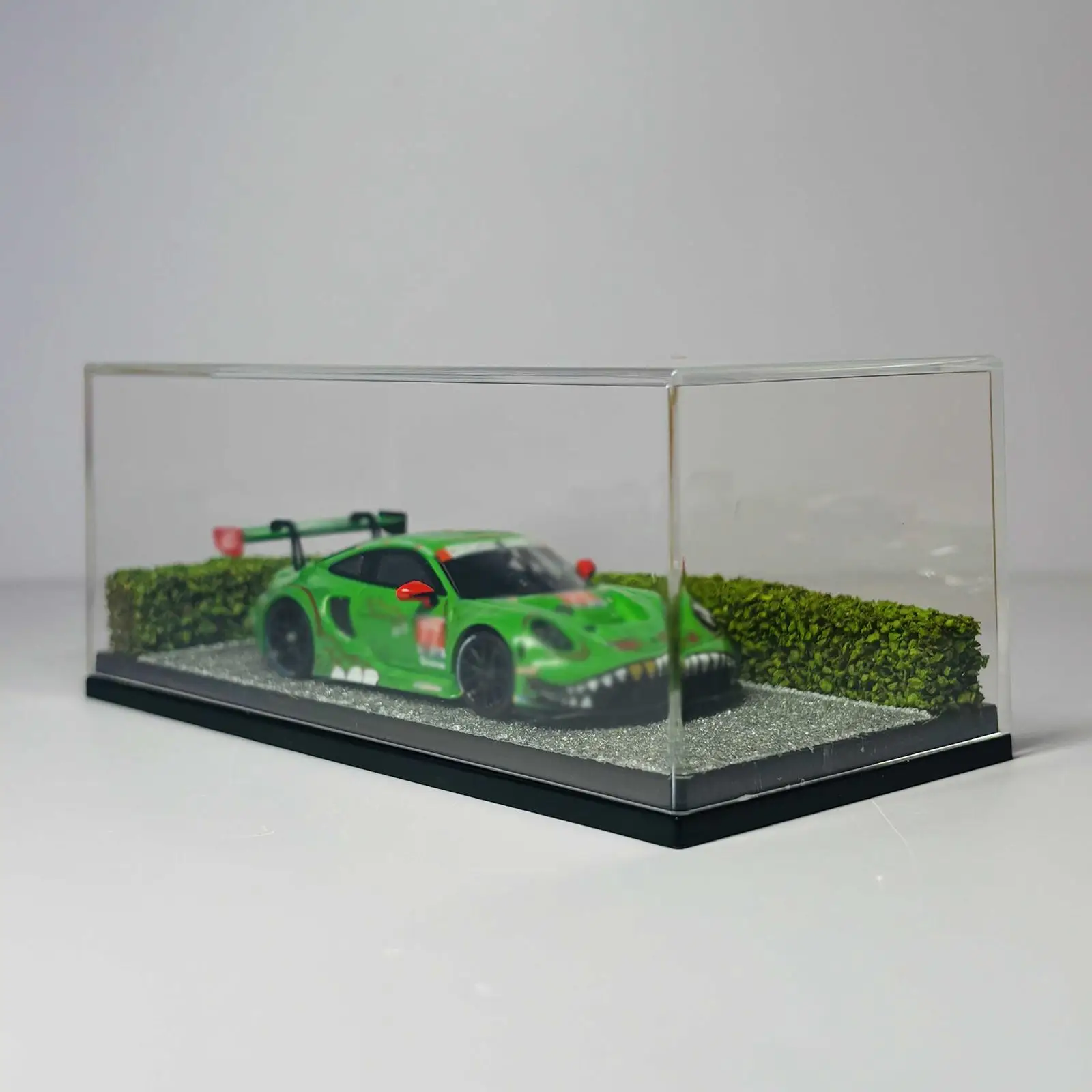 Présentoir de voitures modèles ABS, boîte de rangement de Collection anti-poussière pour Kit de voiture jouet 1/64, accessoires