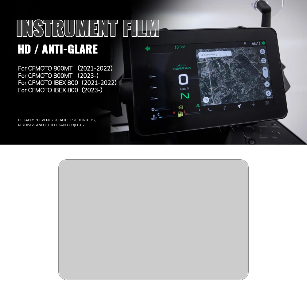 

Защитная пленка для TFT-дисплея мотоцикла, защитная пленка для экрана для CFMOTO 800MT 800 MT IBEX800 IBEX 800 2021 2022 2023-пленка для инструментов