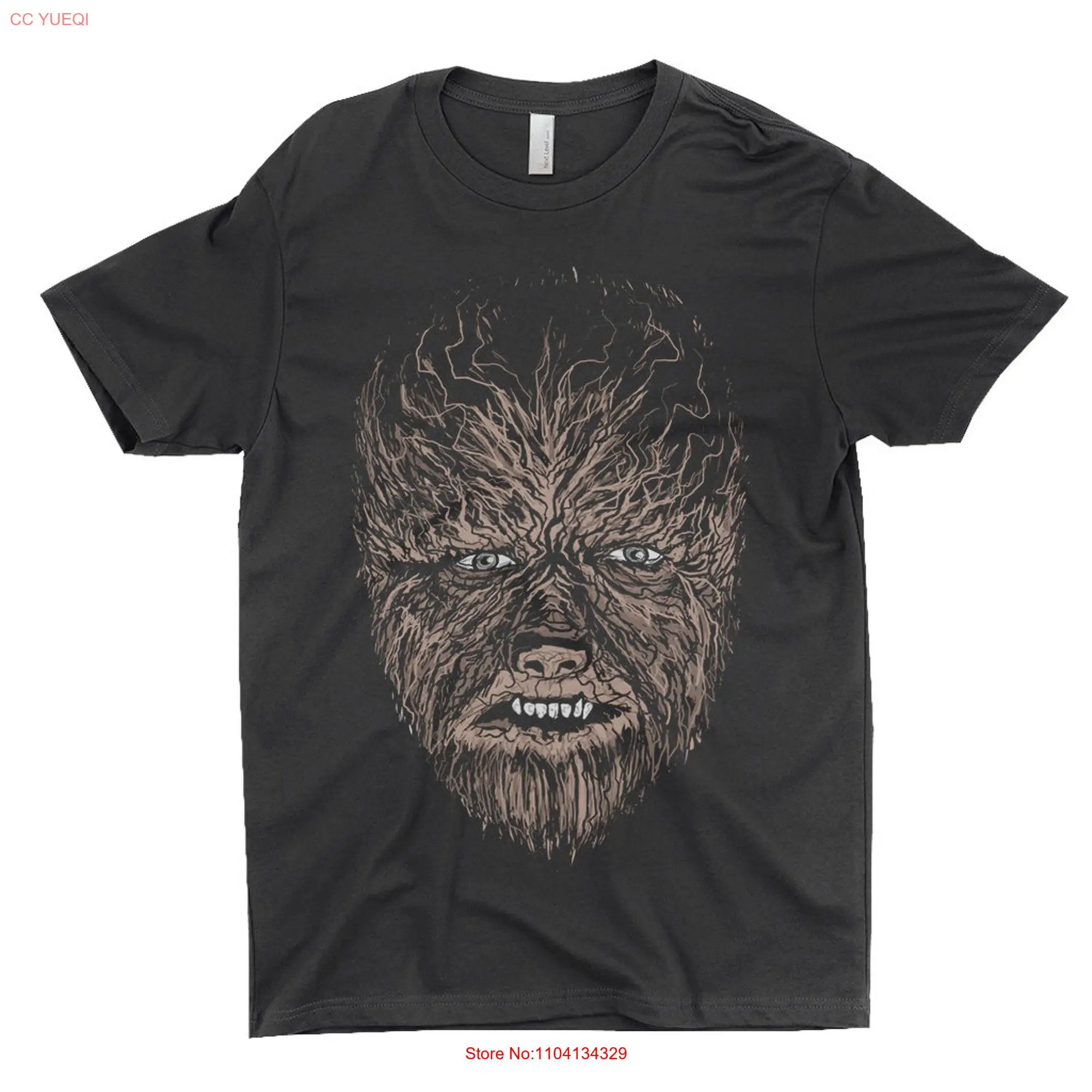 Wolfman Bela Lugosi T Shirt Classic Horror Film Werewolf Apparel Goth s For Scary Movie Fan Next Level 3600 Youth 's