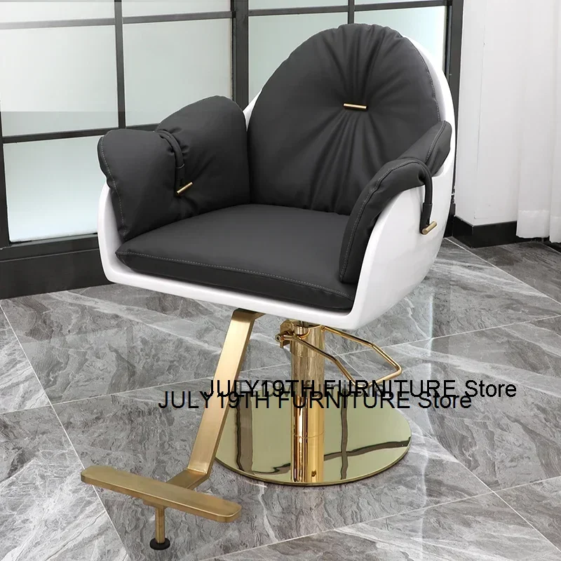 Manicure emphasizes dressing table chairs, high makeup salon chairs, and bar inline Silla De Barbero hair cutting equipment