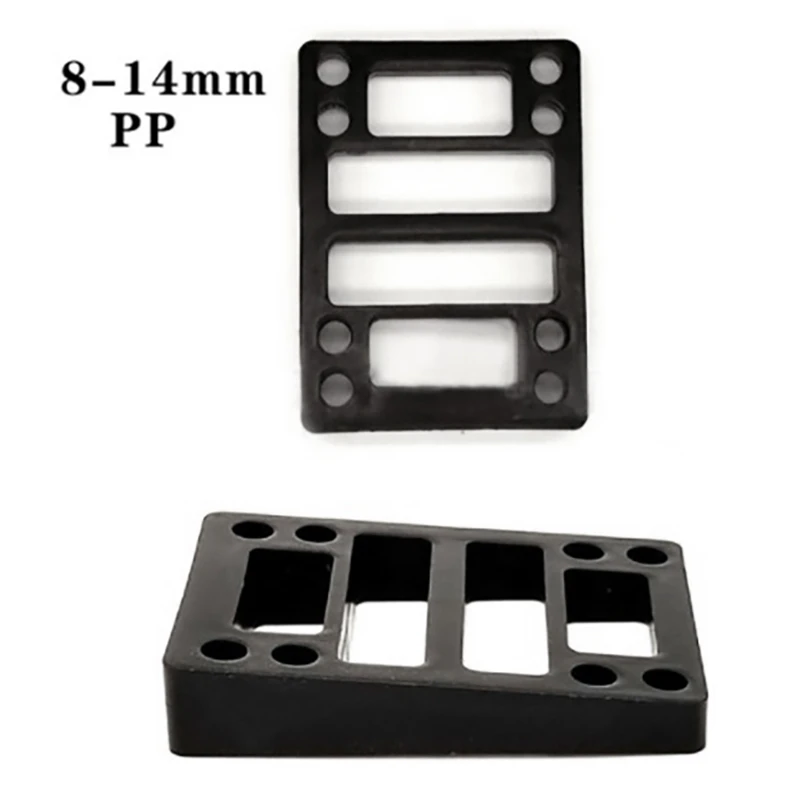 10Pcs Skateboard Riser Shock Pads 8mm Longboard Bracket Shockpads Surf Skateboard Shock Pads