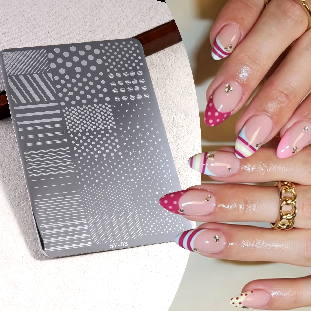 Nail Stamping Plates Stainless - đánh giá và giá Nail Art Stamping Kit