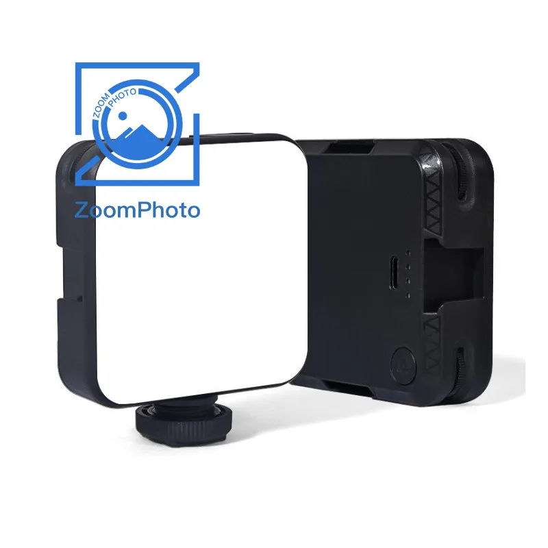 Soonpho W64ミニledライトポータブル2色ledビデオ写真照明selfieライブvlog強化記入lightphones videの