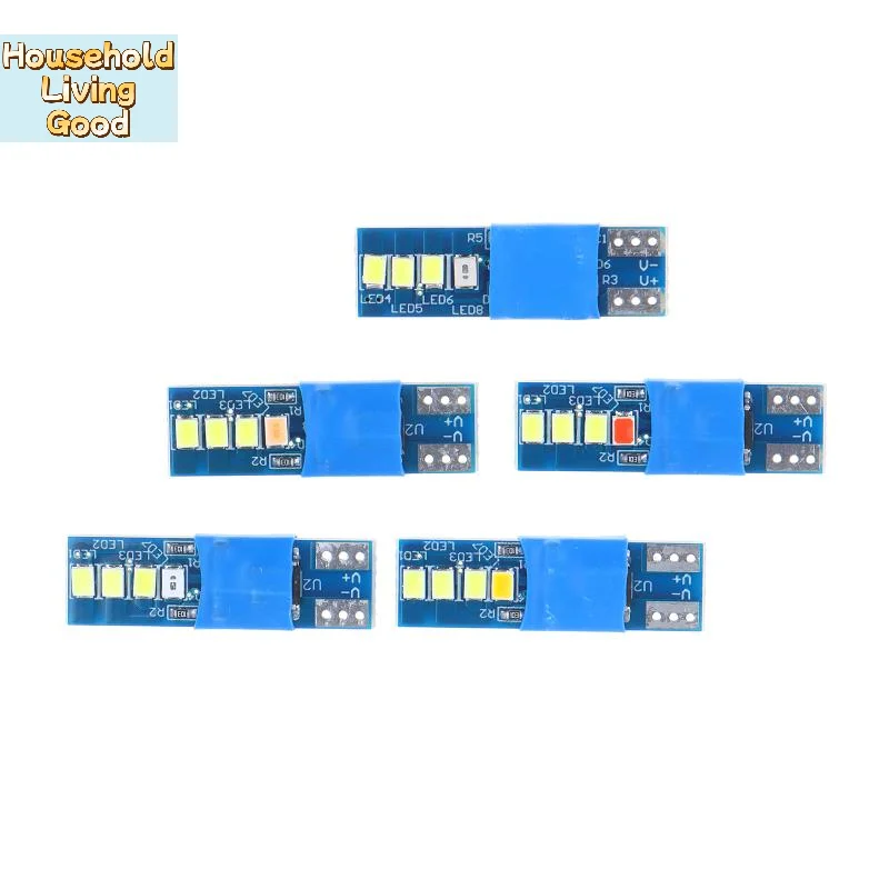 【2Pcs Dynamic T10 Car Interior Reading Light Trunk Led Width Indicator Light Modified Light Double Tip Car Lighting T10 Bulbs】
