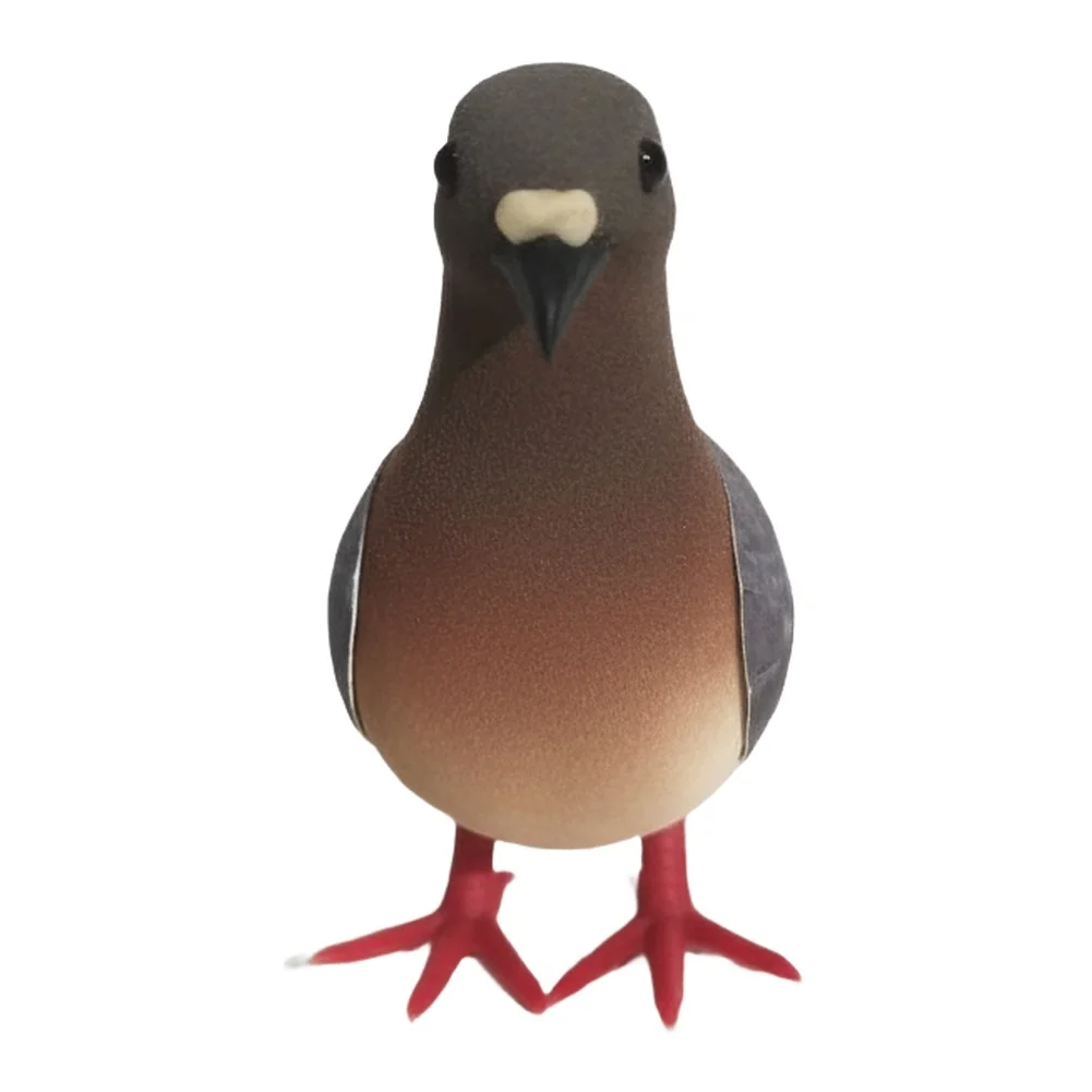 1PC Lifelike Simulation Foam Pigeon Model For Home & Garden Decor 13 Cm Artificial Birds Simulation Grey Pigeon Photography Prop