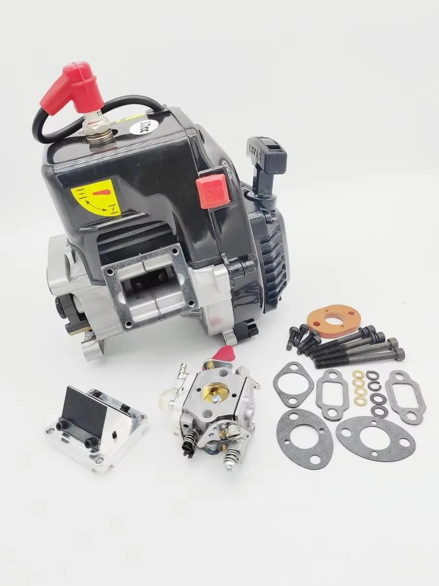 Wlot skrzyni korbowej silnika dwusuwowego z aluminiowym zaworem zwrotnym o dużym przepływie CNC do 1/5 ROFUN LT LOSI 5IVE-T HPI BAJA