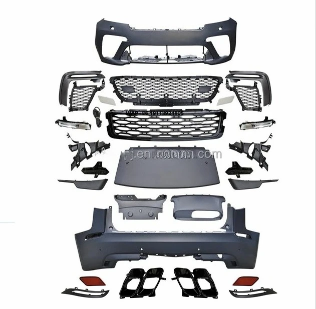 For RR Velar 2017- Base Upgrade to SVA Version Low to High Front and Rear Bumper Completely Body Kit