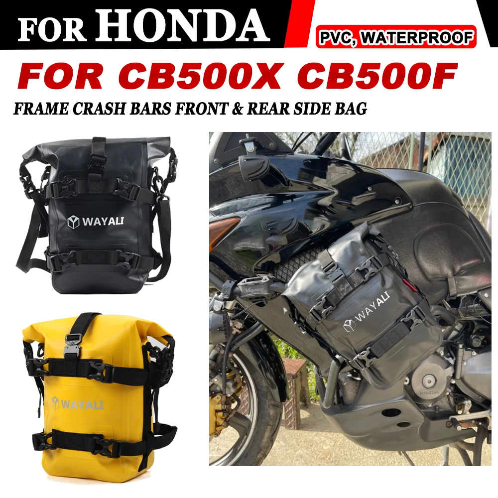 

For HONDA CB500X CB500F CB400X CB400F CB500 Motorcycle 6-8L Frame Crash Bars Bag Waterproof Riding Luggage Bag Tool Storage Bags