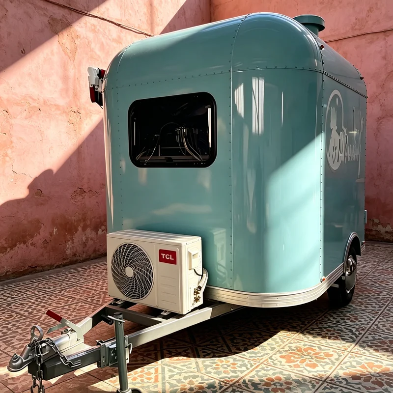 Custom Style Food Trailer Fully Equipped Customized Mobile Kitchen BBQ Beer Catering Service