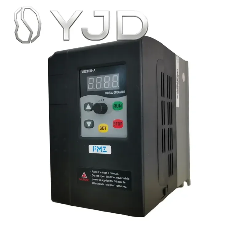 YJD SPD CE Certified 3.0KW Single Phase 220V to 3 Phase 220V Vector Control VFD 50-60HZ Model BQ350-3.0G1