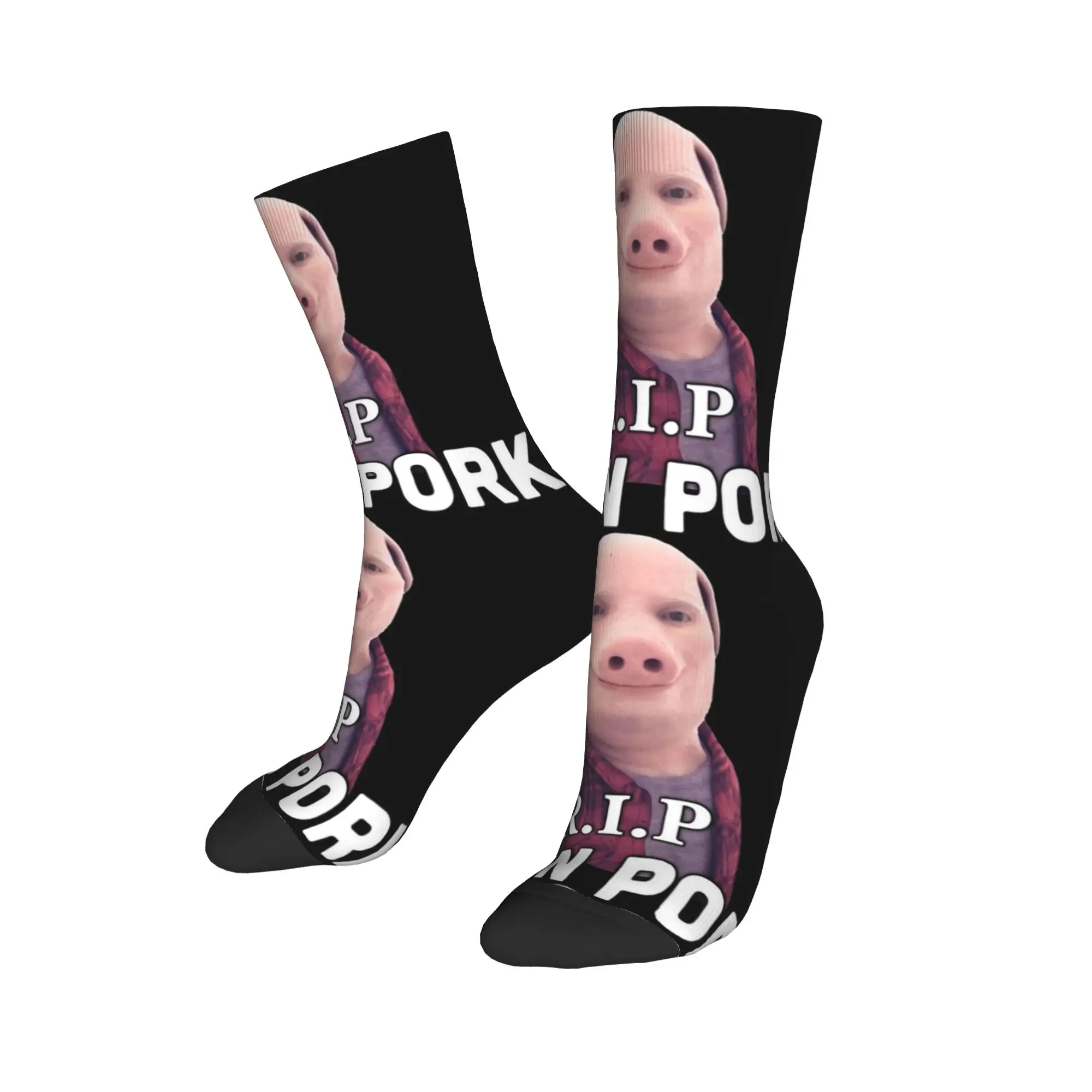 

Носки John Pork Is Calling: Зимние, мягкие, дышащие, для отдыха, мужские, на заказ, для бега, с защитой от скольжения