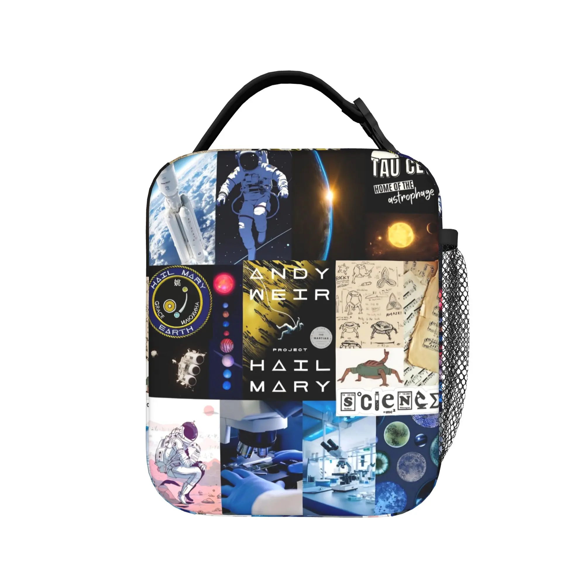 Project Hail Mary Amaze Insulated Lunch Bags Cooler Bag Reusable,Lunch Container  Large Tote Lunch Box Food Bag School  Travel