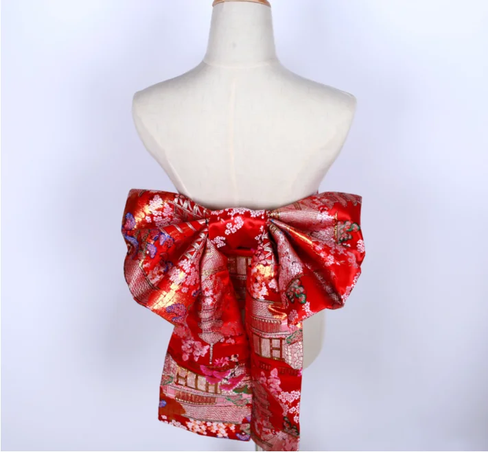 

Японское кимоно, пояс юката, японский пояс в форме банта