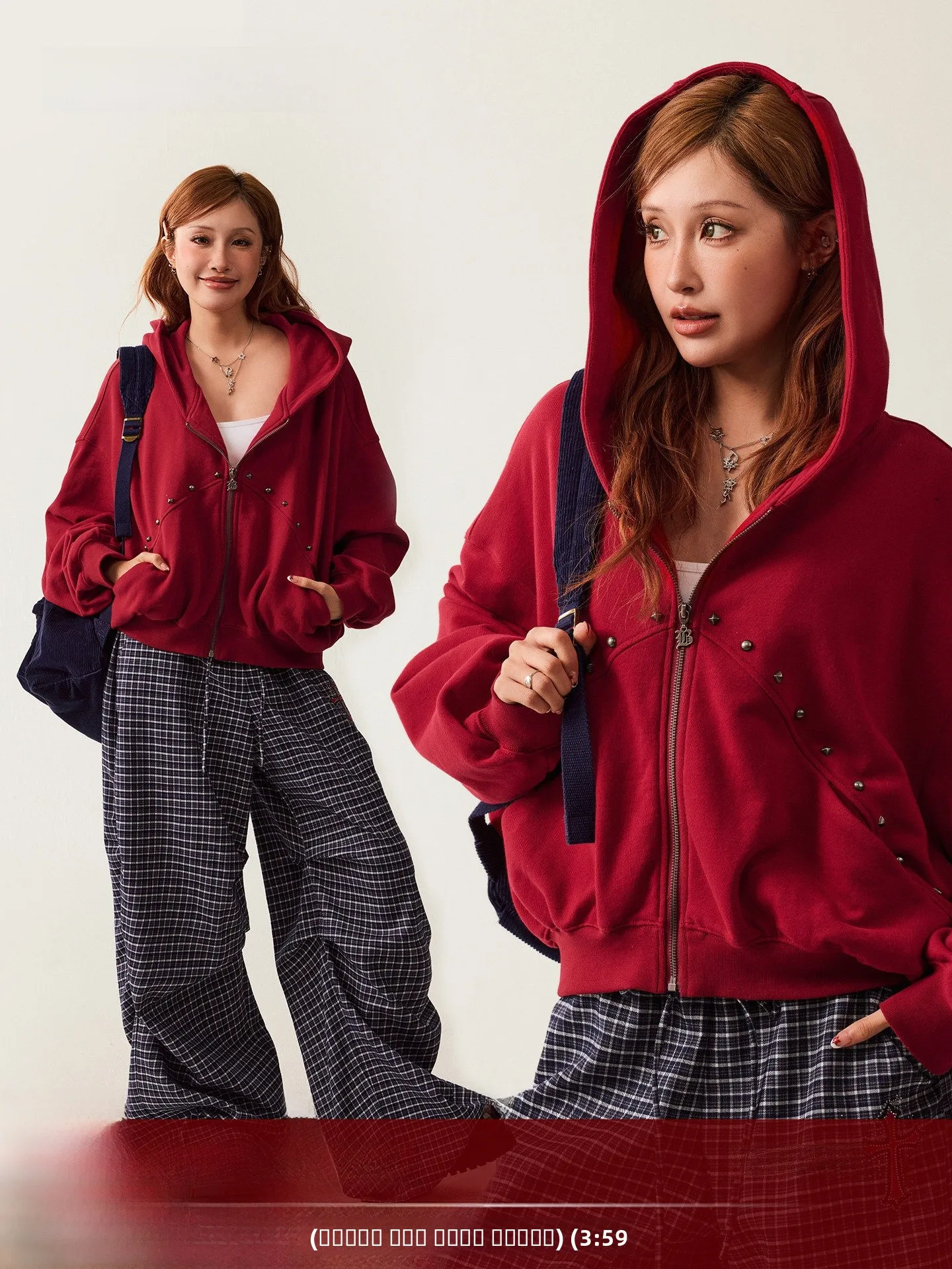 

Худи BeerBro American Casual Color Blo Copper Cross 2026, уличная мода, женская коллекция Spring Collection