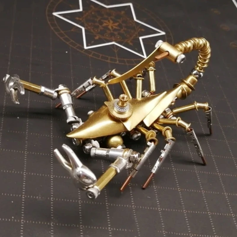 3D Puzzles Scorpion Metal Model Kit Steampunk Mechanical Insects DIY Assemble Toy Puzzles Toys for Kids Adults Gift