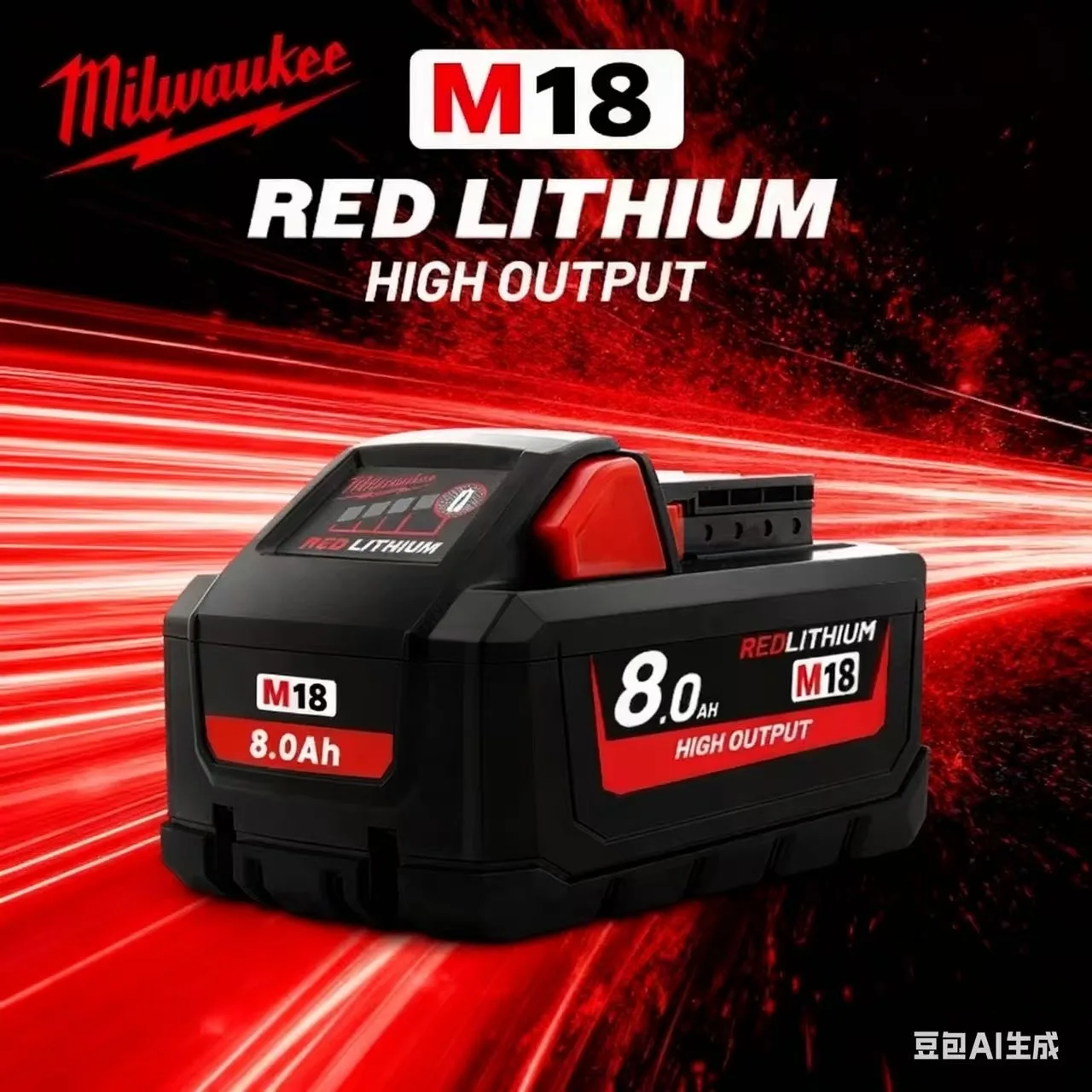

2026 Upgrade 18V 12Ah Replacement Battery for Milwaukee M18 M18B5 XC 48-11-1815 48-11-1850 2604-22 2604-20 2708-22 2607-22