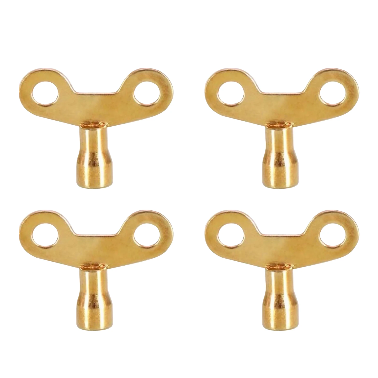 

4pcs Plumbing Tool Zinc Alloy Multifunctional Heavy Duty Faucet Easy Grip Radiator Key Universal For Bleeding Valve Clock Home