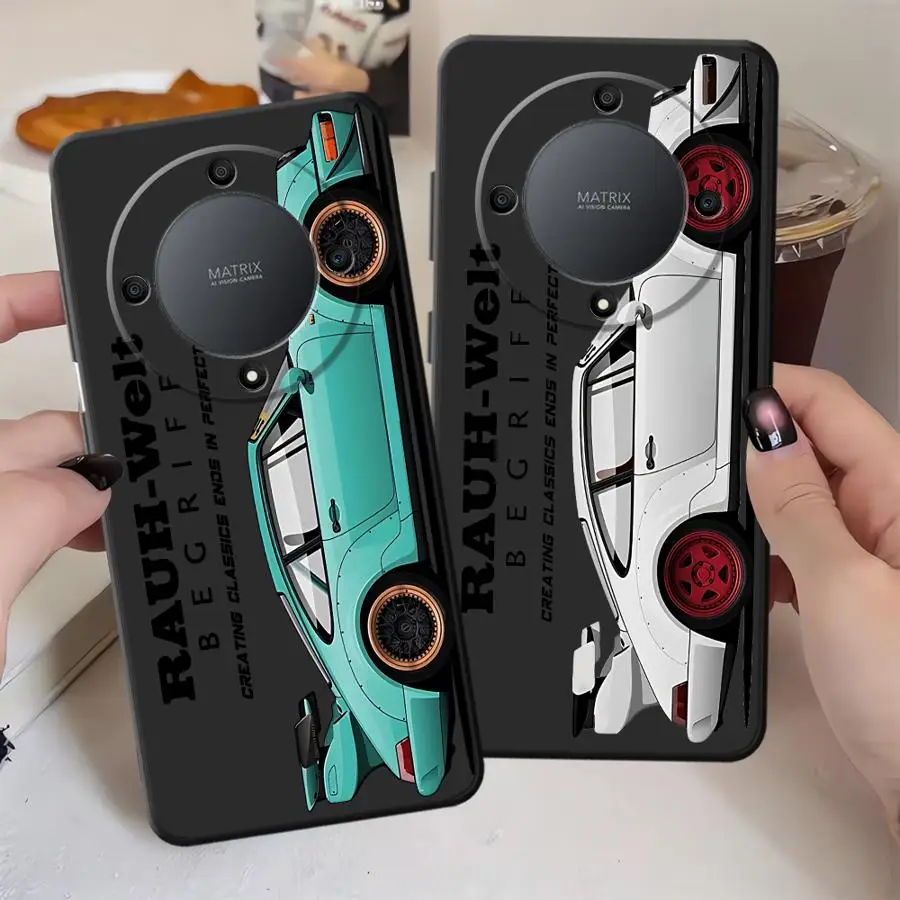 JDM طوكيو الانجراف سيارة رياضية كول الحال بالنسبة الشرف X7 8X X9c X9a X7a X8 X9 70 90 لايت لينة عودة غطاء الهاتف #5